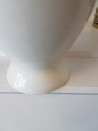 OUTLET- BIAŁA, CERAMICZNA WAZA/WAZON-25X44H