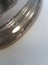 OUTLET- LAMPA STOŁOWA NIKLOWANA DO SYPIALNI, SALONU- 42CM