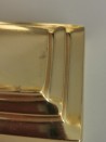 OUTLET- KINKIET ZŁOTY NA PROSTOKĄTNEJ ROZECIE- 31CM