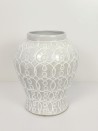 Wazon ceramiczny biały 21x26cm