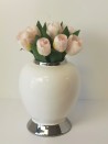 Bukiet tulipanów pudrowy róż- wys.32cm