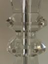 Outlet- Lampa kryształowa z abażurem wys.46cm
