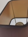 Outlet- Lampa kryształowa z abażurem wys.46cm