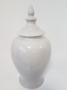 OUTLET-CERAMICZNA WAZA/ WAZON/ AMFORA SZARA -26X49CM