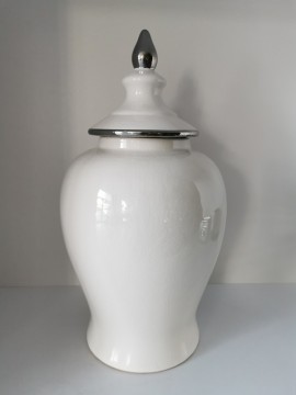 WAZA/AMFORA CERAMICZNA CRACKLE- 23XH48CM